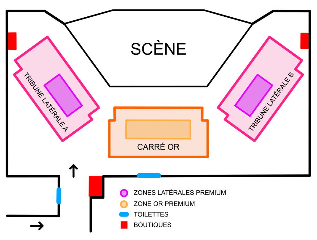plan de la salle
